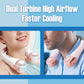🥳2026 HOT SALE🥳💞50K+ SOLD!🍃💨 50% OFF! Neck Air Conditioner Fan – Ultra‑quiet, 360° rotating, 3 speeds. Hands‑free cooling, long battery. 🌬️😎🌬️