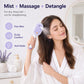 💖LAST DAY SALE ONLY ￡14.99!!💖Electric Spray Air Cushion Massage Comb💨| Self-Cleaning Anti-Tangle ✨ | Perfect for Dry, Brittle Hair 💧🌟