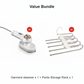 💞2026 HOT SALE 50% OFF! 🧺💨Steam Iron & Steamer 2-in-1 – Kills 99.99% mites & bacteria. 5s preheat, 150ml tank. Ceramic plate, even heat. Safe for silk to cotton. Your fabric care essential. 🛡️🌿