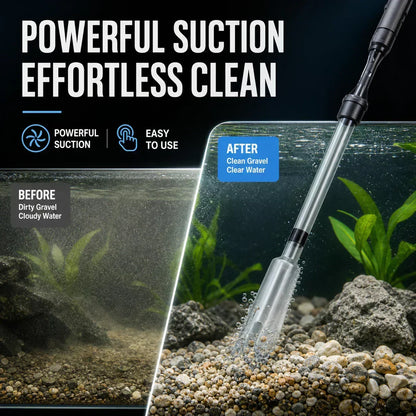 ⏳🔥LAST DAY SALE ONLY￡10.99!🔥Electric Aquarium Gravel Cleaner✨