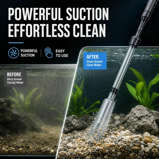 🔥LAST DAY SALE ONLY￡10.99!🔥Electric Aquarium Gravel Cleaner✨