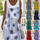 ⏳Time-Limited Special Price: ￡11.99!!⏰Women Summer O-Neck Sleeveless Print Dress