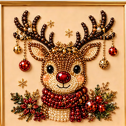 Christmas Pearl & Rhinestone Painting Kit