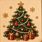 Christmas Pearl & Rhinestone Painting Kit